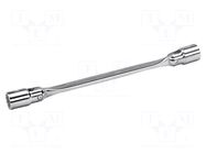 Wrench; socket spanner,with joint; 24mm,27mm; tool steel BAHCO