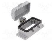 Enclosure for connectors: HDC; size H-B 10; for panel mounting LAPP
