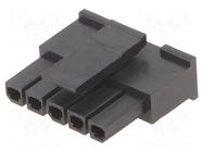 Connector: wire-board; plug; female; PIN: 5; Minitek® Pwr 3.0; 3mm AMPHENOL COMMUNICATIONS SOLUTIONS