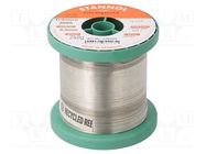 Soldering wire; tin; Sn96,5Ag3Cu0,5; 0.5mm; 250g; lead free; reel STANNOL