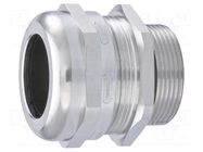 Cable gland; with long thread; PG11; IP68; brass HUMMEL