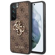 Guess GUHCS22S4GMGBR S901 S22 brązowy/brown hardcase 4G Big Metal Logo, Guess