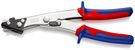 KNIPEX 90 55 280 Sheet Metal Nibbler with multi-component grips nickel plated 280 mm