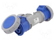 Connector: AC supply; socket; female; 16A; 230VAC; IEC 60309; IP67 PCE