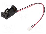 Holder; 1/2AA,1/2R6,CR2; Batt.no: 1; 3pin,cables,terminal; 150mm KEYSTONE