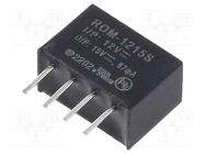 Converter: DC/DC; 1W; Uin: 10.8÷13.2V; Uout: 15VDC; Iout: 67mA; SIP4 RECOM