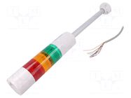 Signalling column; red/amber/green; LED; 24VDC; Sound level: 88dB PATLITE