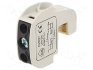 Splice terminal: rail; 114A; 690V; busbar; screw terminal; black SIMET