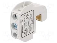 Splice terminal: rail; 114A; 690V; busbar; screw terminal; grey SIMET