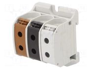 Splice terminal: rail; STB; 150A; 1kV; screw terminal; 50mm2; TS35 SIMET