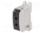 Splice terminal: rail; STB; 232A; 1kV; screw terminal; black; 95mm2 SIMET