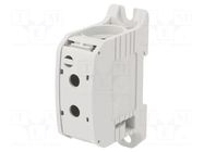 Splice terminal: rail; STB; 232A; 1kV; screw terminal; grey; 95mm2 SIMET