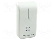 RFID reader; 7÷25V; 1-wire; antenna; 83x44x14mm; grey; 125kHz NETRONIX