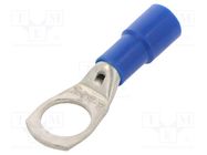 Tip: ring tube; M12; Ø: 13mm; 16mm2; crimped; for cable; insulated BM GROUP