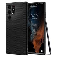 Spigen Liquid Air Case for Samsung Galaxy S22 Ultra - Matte Black, Spigen