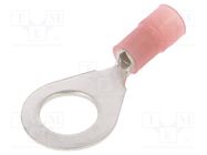 Tip: ring; M8; Ø: 8.3mm; 0.25÷1.5mm2; crimped; for cable; insulated BM GROUP