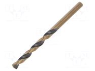 Drill bit; for metal; Ø: 5.1mm; high speed steel PROLINE