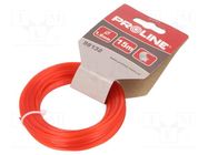 Trimmer line; L: 15m; polyamide; star; Size: 1.3mm PROLINE