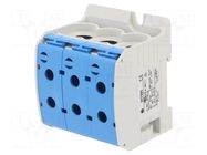 Splice terminal: rail; STB; 232A; 1kV; screw terminal; blue; 95mm2 SIMET