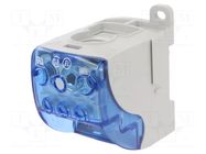 Splice terminal: distribution block; SUB; 269A; 1kV; blue; ways: 1 SIMET