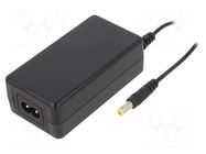 Power supply: switching; 24VDC; 1.25A; Out: 5,5/2,1; 30W; 90÷264VAC SUNNY