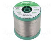 Tin; lead free; Sn99,3Cu0,7+NiGe; 0.7mm; 500g; reel; 2.5% STANNOL