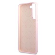 Guess GUHCS22SLSLMGLA S22 S901 lavender / lavender hardcase Silicone Script Metal Logo, Guess