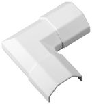 Cable Duct Corner Connection, white - for extending cable ducts