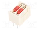 Switch: DIP-SWITCH; Poles number: 2; OFF-ON; 0.025A/50VDC; Pos: 2 TE Connectivity