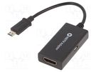 Adapter; HDMI socket,USB B micro socket,USB B micro plug GEMBIRD
