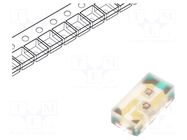 LED; green; SMD; 0402; 285÷550(typ)-650mcd; 2.6÷3.5VDC; 130°; 20mA FORYARD