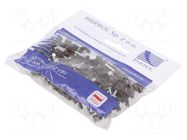 Holder; brown; for flat cable,YDYp 2x1,5; 50pcs; with a nail PAWBOL