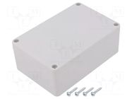 Enclosure: multipurpose; X: 70mm; Y: 105mm; Z: 40mm; ABS; light grey MASZCZYK