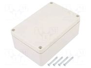 Enclosure: multipurpose; X: 70mm; Y: 105mm; Z: 40mm; ABS; light grey MASZCZYK