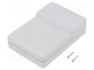 Enclosure: desktop; X: 71.6mm; Y: 97.9mm; Z: 30mm; ABS; grey MASZCZYK