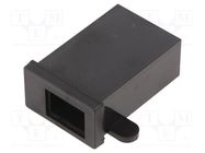 Enclosure: specialist; X: 34.6mm; Y: 54.2mm; Z: 32.2mm; ABS; black MASZCZYK