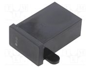 Enclosure: specialist; X: 34.6mm; Y: 54.2mm; Z: 20.5mm; ABS; black MASZCZYK