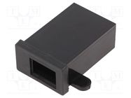 Enclosure: specialist; X: 34.6mm; Y: 54.2mm; Z: 20.5mm; ABS; black MASZCZYK