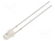 LED; orange; 3mm; blinking; 10000÷12000mcd; 30°; 3÷5VDC; 20mA; 6.8Hz OPTOSUPPLY