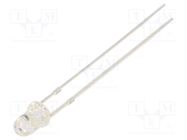 LED; 3mm; blue; blinking; 1560÷2180mcd; 30°; 3÷5V; 20mA; 6.8Hz OPTOSUPPLY