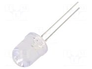 LED; red; 10mm; blinking; 5800÷6500mcd; 30°; 3÷5VDC; 20mA OPTOSUPPLY