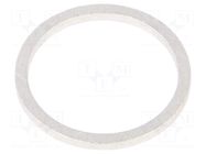 Gasket; aluminium; Thk: 2mm; Øint: 24mm; Øout: 29mm; DIN 7603 ELESA+GANTER