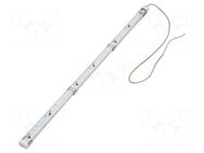 LED lamp; white cold; 770lm; 6500K; 24VDC; IP65; 1m; -30÷60°C PATLITE