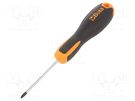 Screwdriver; Pozidriv®; PZ0; EVOX; Blade length: 60mm BETA