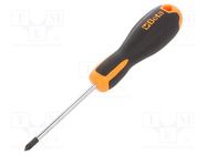 Screwdriver; Pozidriv®; PZ1; EVOX; Blade length: 80mm BETA