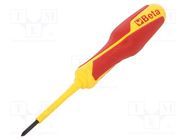 Screwdriver; Phillips; insulated; PH0; Blade length: 60mm BETA