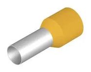 TERMINAL, WIRE FERRULE, 3AWG, YELLOW