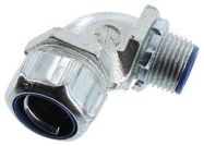 CONDUIT FITTING, 90 DEGREE LIQUIDTIGHT, IRON, 12.7MM,