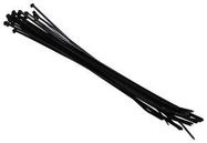 CABLE TIES, SELF-LOCK, 282MM L, NYLON, BLACK, 30LB, PK100