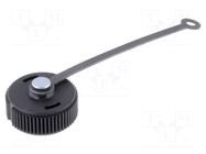 Protection cover; internal thread,threaded joint; strap TE Connectivity
